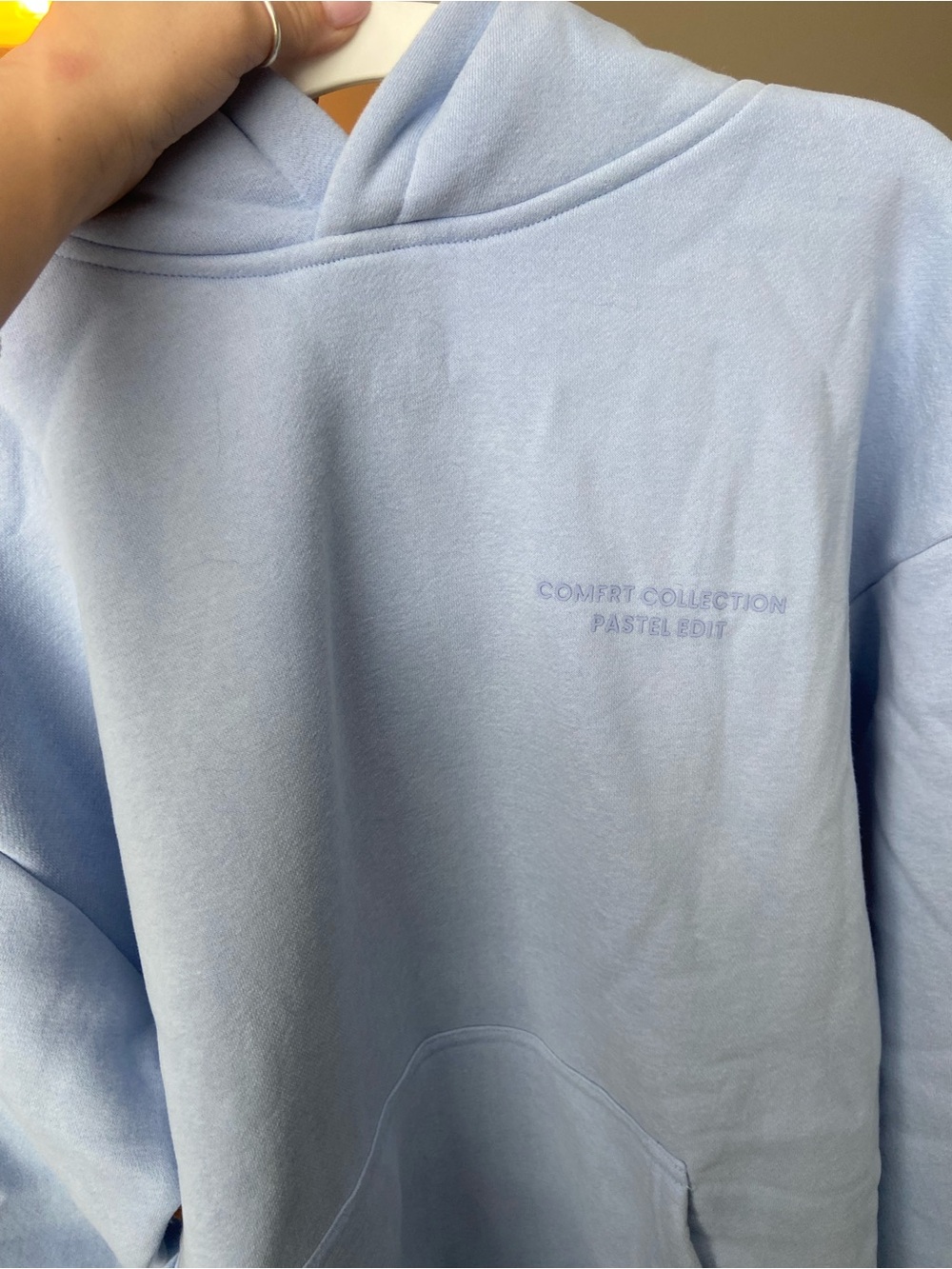 BRAND NEW Comfrt Pastel Hoodie - Limited Edition Color Periwinkle - Picture 5 of 8
